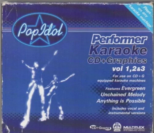 Pop Idol-Performer Karaoke-CD + Graphics vol 1,2&3 Various 2002 CD Top-quality