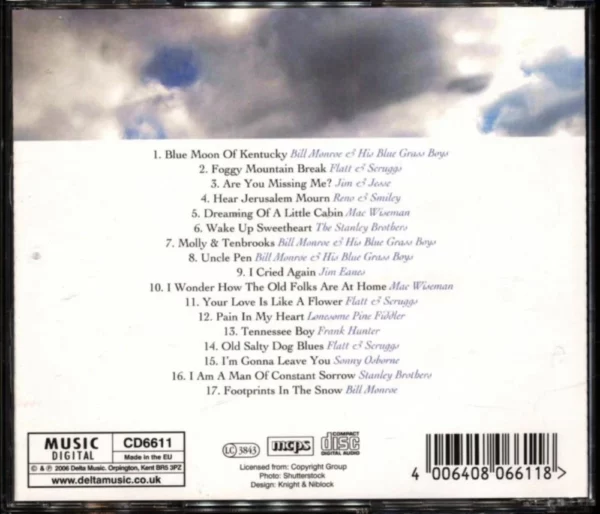 Bluegrass Pioneers: Dreaming of a Little Cabin Various Artists 2006 CD