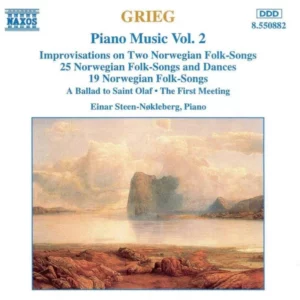 GRIEG: PIANO MUSIC, VOL. 2 various 1995 CD Top-quality Free UK shipping