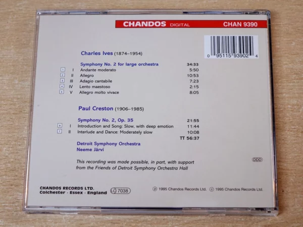 Ives & Creston: Symphony 2 various 1995 CD Top-quality Free UK shipping