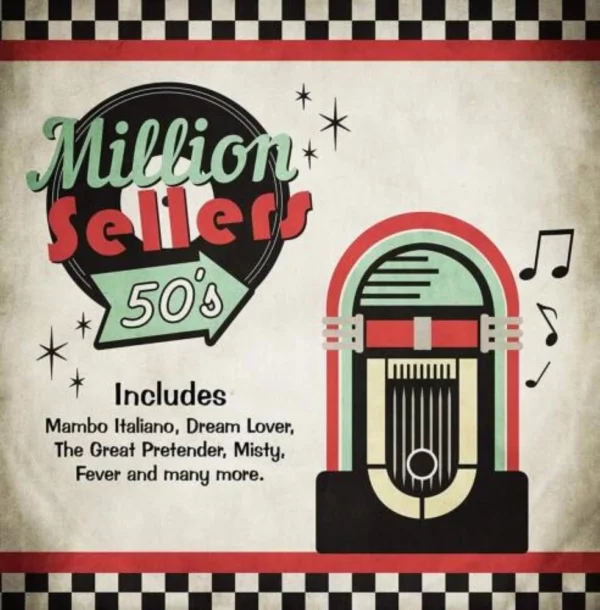 Million Sellers 50's Various Artists 2017 CD Top-quality Free UK shipping