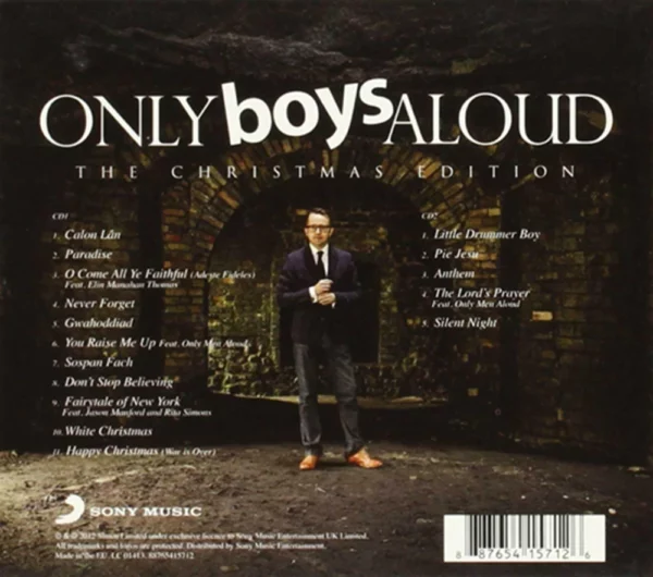 The Christmas Edition Only Boys Aloud 2012 CD Top-quality Free UK shipping