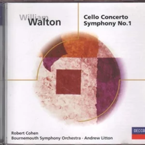 Walton:Cello Concerto;Symphony Cohen CD Top-quality Free UK shipping