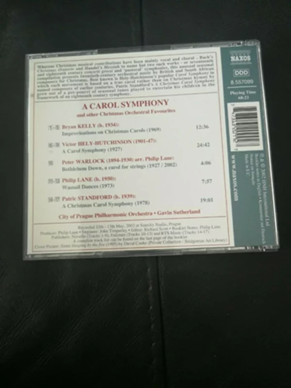 A Carol Symphony Victor Hely-Hutchinson 2002 CD Top-quality Free UK shipping