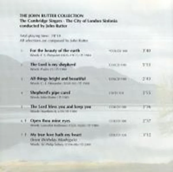 The John Rutter Collection Various 2002 CD Top-quality Free UK shipping