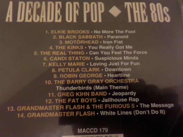 Decade of Pop-80s Various 1993 CD Top-quality Free UK shipping