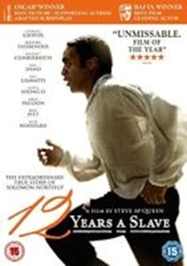 12 Years A Slave Brad Pitt 2014 New DVD Top-quality Free UK shipping