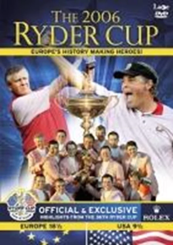 36th Ryder Cup 2006 New DVD Top-quality Free UK shipping