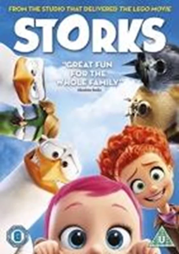 Storks Nicholas Stoller 2017 DVD Top-quality Free UK shipping