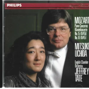 MOZART - Piano Concertos No 15 & 16 Mitsuko Uchida / Jeffrey Tate 1991 CD