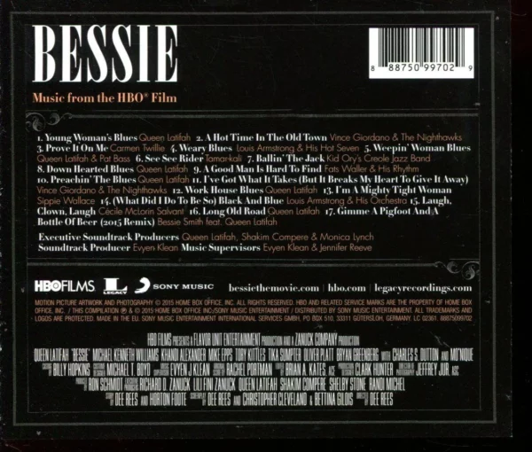 Bessie (Music From The Hbo® Film) Various Artists 2015 New CD Top-quality