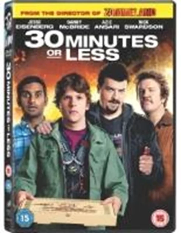 30 Minutes or Less Jesse Eisenberg 2012 DVD Top-quality Free UK shipping