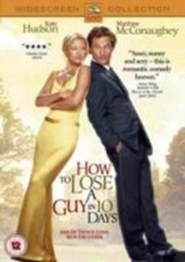 How To Lose A Guy In 10 Days Matthew McConaughey 2003 DVD Top-quality