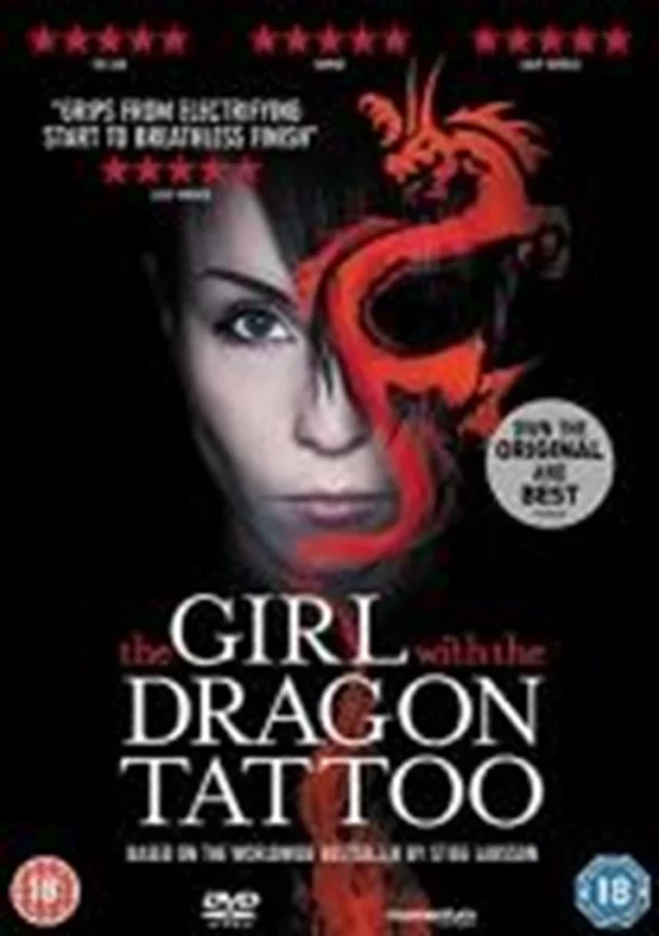 The Girl with the Dragon Tattoo Noomi Rapace 2010 DVD Top-quality