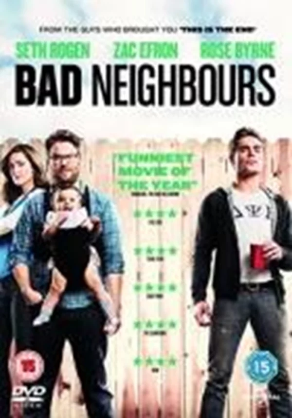 Bad Neighbours Rose Byrne 2014 DVD Top-quality Free UK shipping