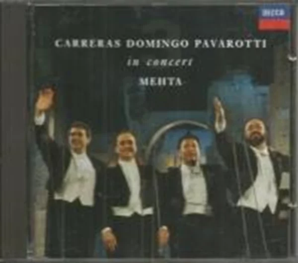 Carreras Domingo Pavarotti in Concert The Three Tenors 1990 CD Top-quality