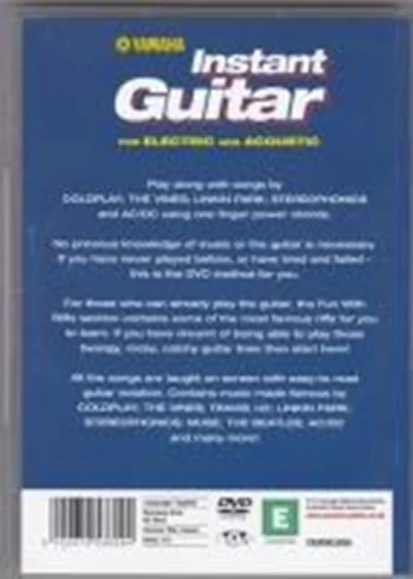 Yamaha Instant Guitar . 2005 DVD Top-quality Free UK shipping