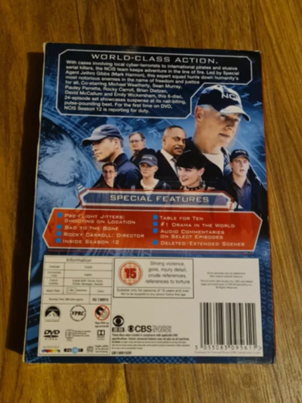 NCIS - Season 12 Mark Harmon 2016 DVD Top-quality Free UK shipping