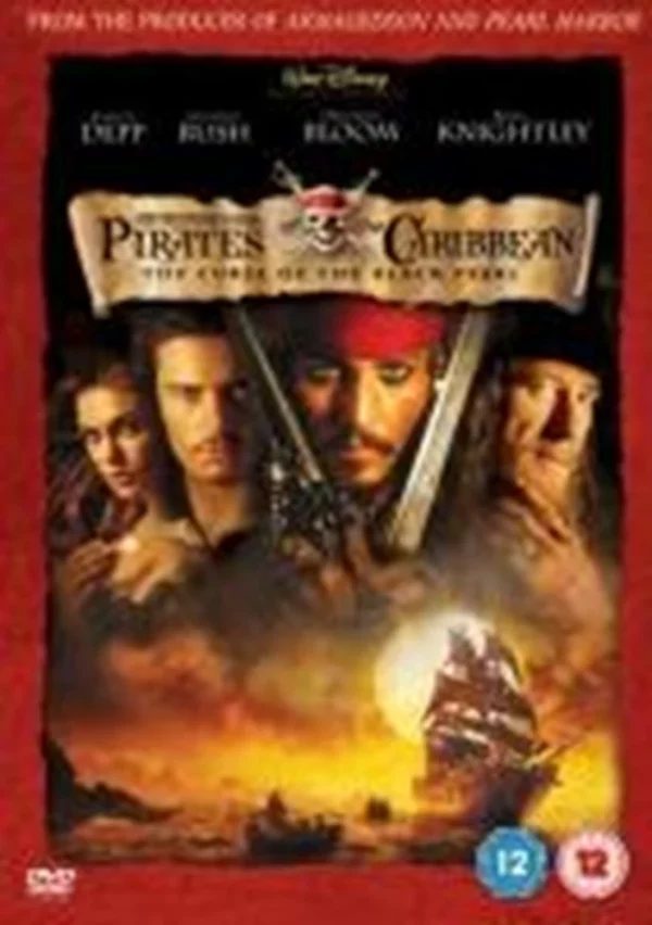 Pirates Of The Caribbean: The Curse Of The Black Pearl Johnny Depp 2006 DVD