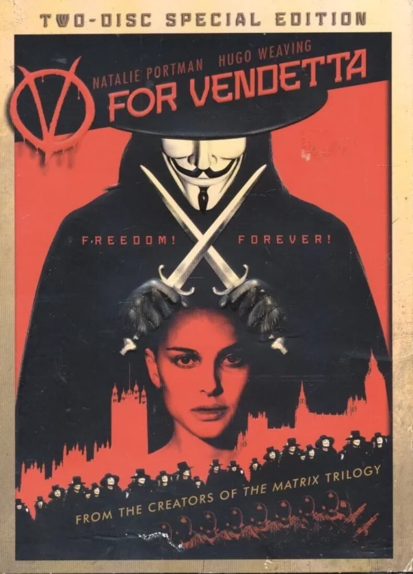 V for Vendetta Natalie Portman Special Edition 2006 DVD Top-quality