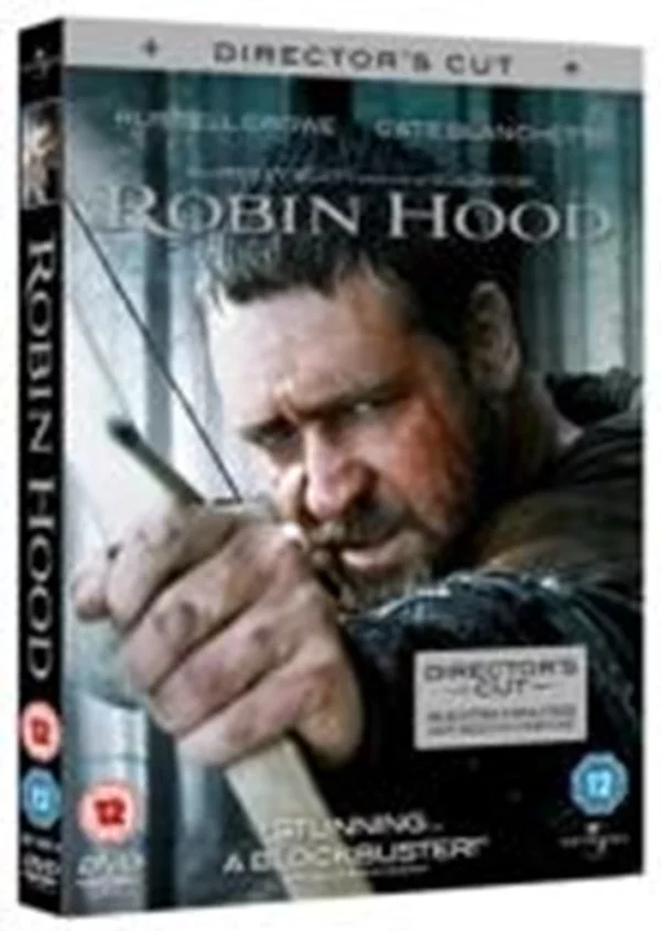 Robin Hood Russell Crowe 2010 DVD Top-quality Free UK shipping