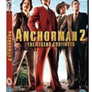 Anchorman 2: The Legend Continues Will Ferrell 2014 DVD Top-quality