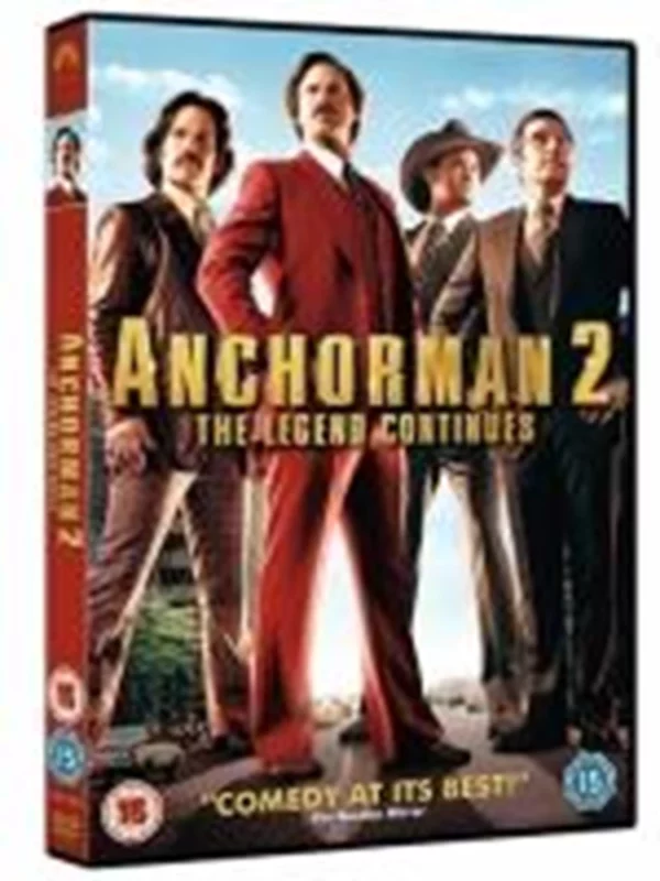 Anchorman 2: The Legend Continues Will Ferrell 2014 DVD Top-quality