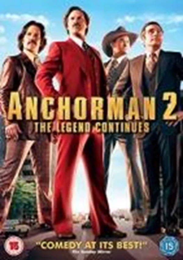 Anchorman 2: The Legend Continues Will Ferrell 2014 DVD Top-quality