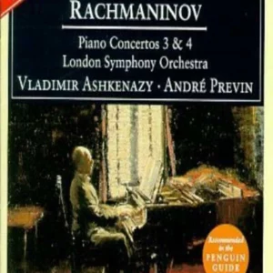 Rachmaninov/Piano Concertos Nos.3 & 4 Sergey Rachmaninov 1999 CD Top-quality