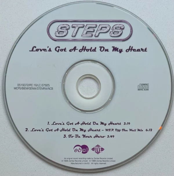 Love's Got A Hold Of My Heart Steps 1999 CD Top-quality Free UK shipping