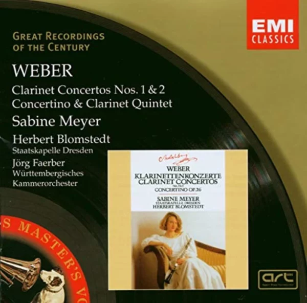 Weber : Clarinet Concertos 1 & 2 Sabine Meyer 2003 CD Top-quality