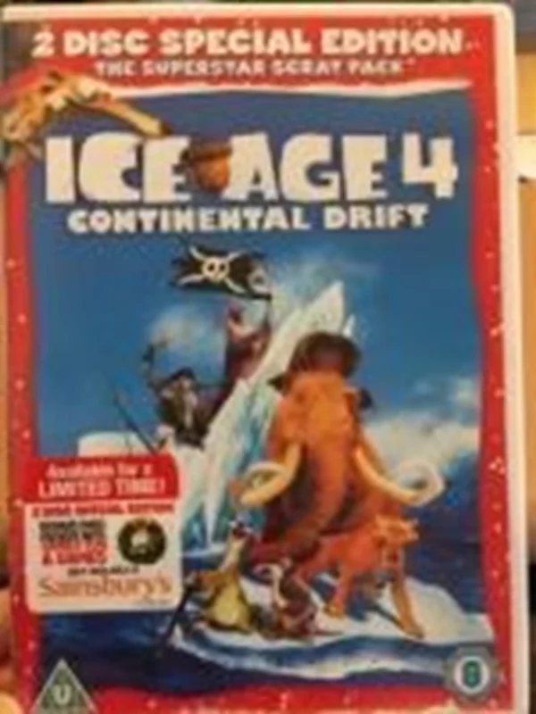 ICE AGE 4 CONTINENTAL DRIFT Ray Romand Special Edition 2012 DVD Top-quality