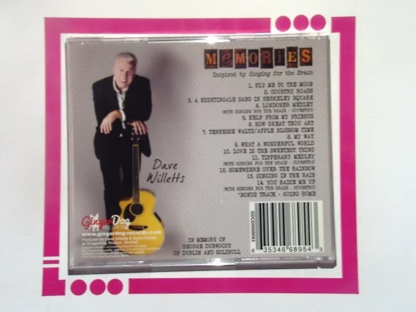 Memories Dave Willetts 2018 CD Top-quality Free UK shipping