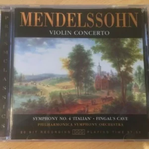 Violin Concerto, Hebrides Overture, Sym 4 Various Artists 1997 CD Top-quality