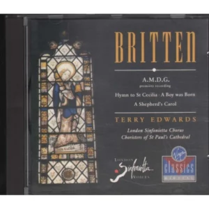 Britten: Choral Works Terry Edwards 1991 CD Top-quality Free UK shipping