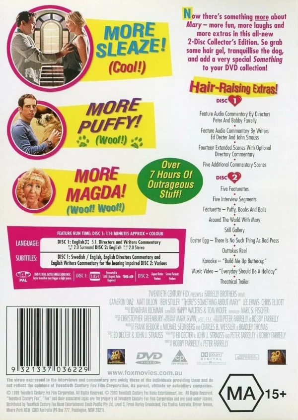 Theres Something More About Mary Matt Dillon 2003 DVD Top-quality