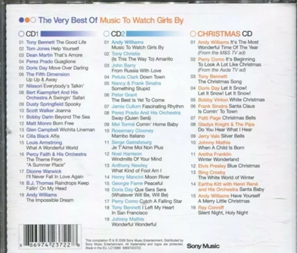 The Very Best Of Music To Watch Girls By Various Artists 2008 CD Top-quality