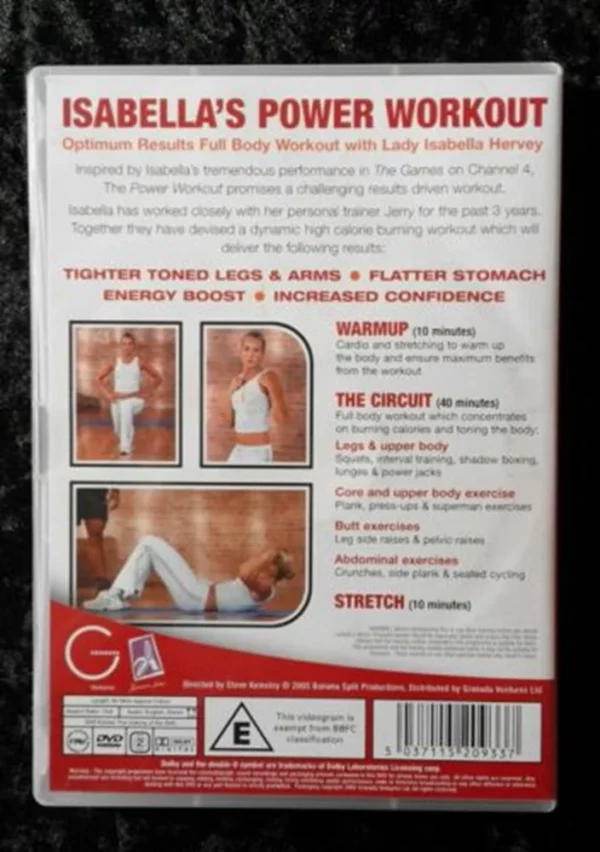 Isabella's Power Workout 2005 DVD Top-quality Free UK shipping