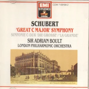 Schubert: Great Major Symphony No. 9 Schubert 1990 CD Top-quality