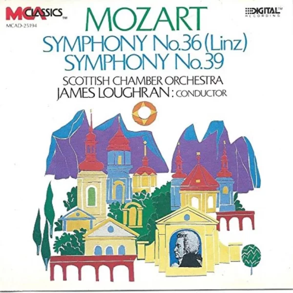 Mozart Symphony No. 36 & 39 Scottish Chamber Orchestra 1988 CD Top-quality