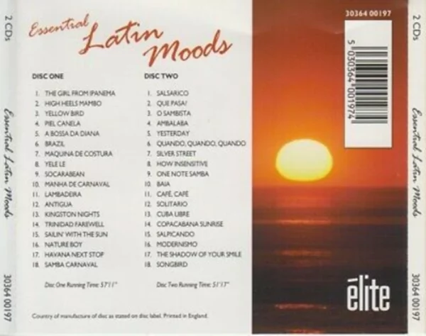 Essential Latin Moods Various 1996 CD Top-quality Free UK shipping