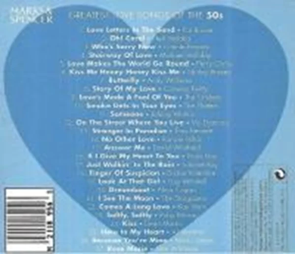 M&S:Greatest Love Songs Of The 50s Various Artists 2005 CD Top-quality