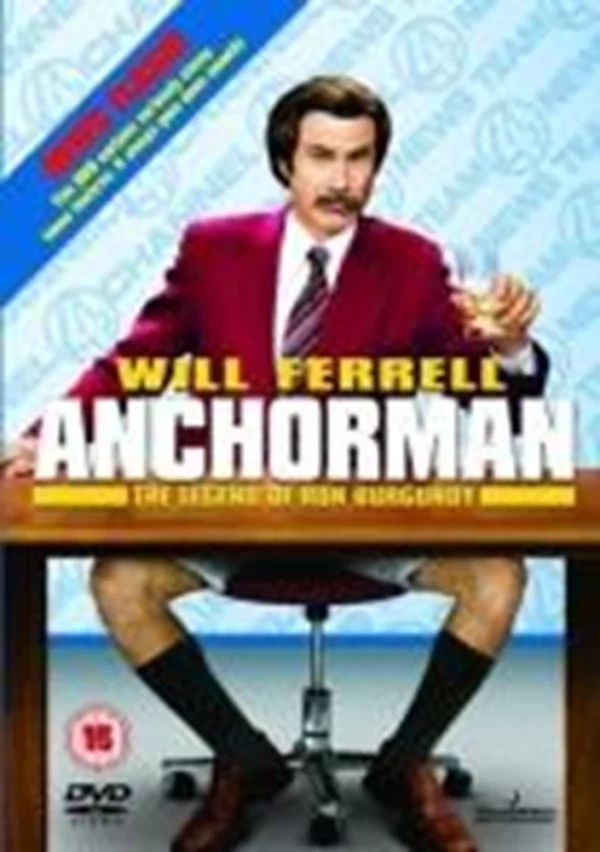 Anchorman: The Legend of Ron Burgundy Will Ferrell 2006 DVD Top-quality