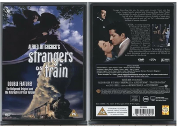 Strangers On A Train Farley Granger 2001 DVD Top-quality Free UK shipping