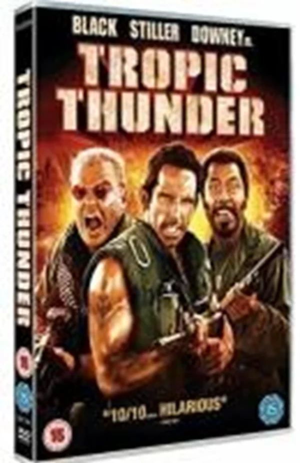 Tropic Thunder Ben Stiller 2009 DVD Top-quality Free UK shipping