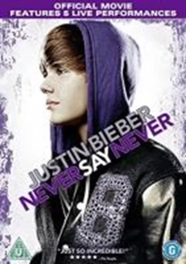 Justin Bieber: Never Say Never Justin Bieber 2011 DVD Top-quality