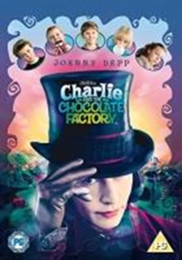 Charlie and the Chocolate Factory Johnny Depp 2009 DVD Top-quality