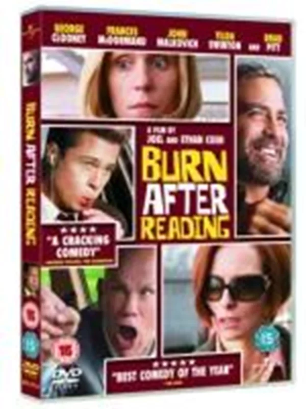 Burn After Reading Brad Pitt 2009 DVD Top-quality Free UK shipping