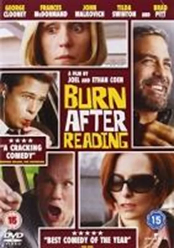 Burn After Reading Brad Pitt 2009 DVD Top-quality Free UK shipping