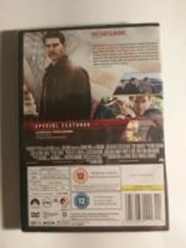 Jack Reacher Never Go Back Tom Cruise 2017 DVD Top-quality Free UK shipping